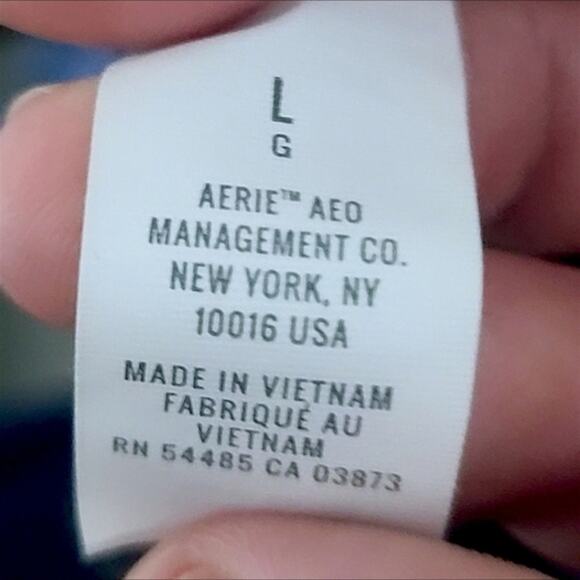 Aerie Skirt Tiered Cotton Light Blue Size L Boho - Picture 4 of 6